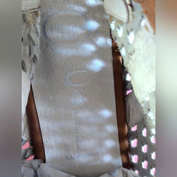 Jeffrey Campbell Maximalist Hyper Feminine Retro Art To Wear Wedge Heel 7  - Picture 4 of 13